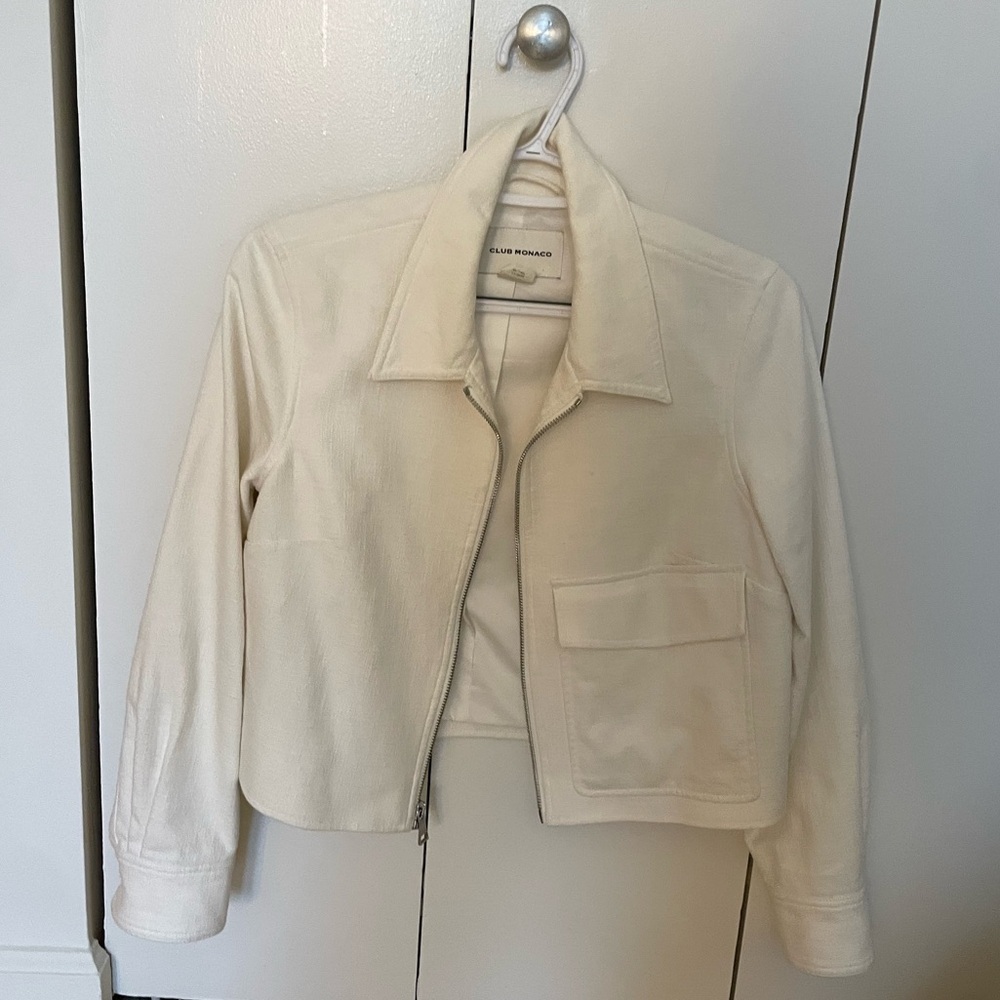 Club Monaco white Jacket